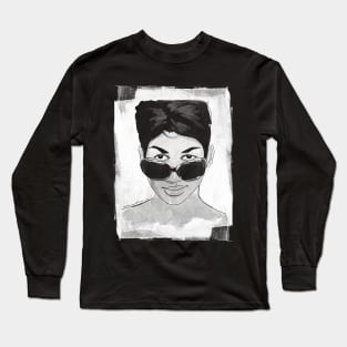 Aretha Franklin Long Sleeve T-Shirt